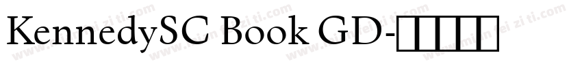 KennedySC Book GD字体转换